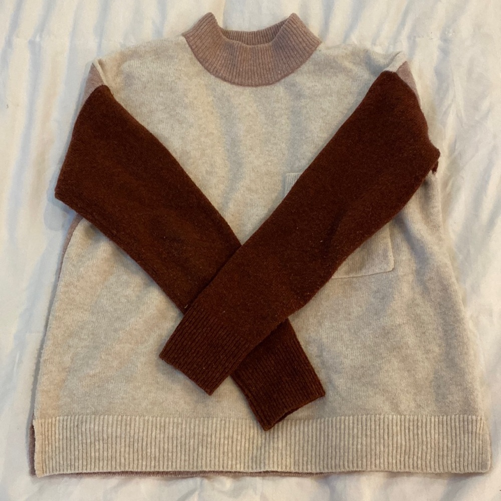 Madewell colorblock sweater